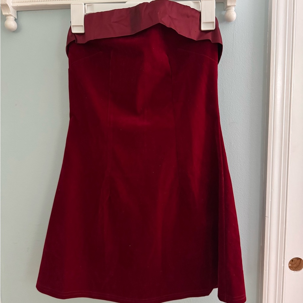 Velvet mini dress